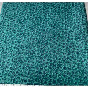 Jinny Beyer For RJR Fashion Fat Quarter 18"x22" Green Scales Cotton Fabric